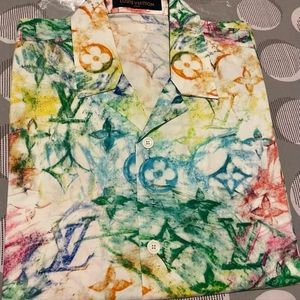 Louis Vuitton Pastel button up lv Japan